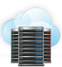 Hosted private cloud icon